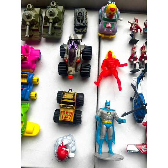 39 Vintage Toy Lot Tonka McDonalds Matchbox Stomper Hot Wheels Marvel 1980-2001 - Picture 6 of 16